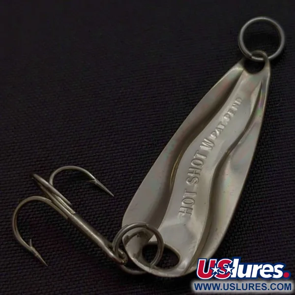 Luhr Jensen Hot Shot W Cuillère, Nickel, 1.3g, Profil Ondulé, #24441