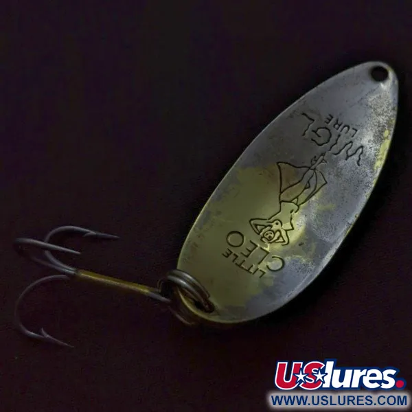 Seneca Little Cleo Cuillère, Nickel/Laiton, 14g, Hula Girl, #24443