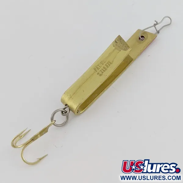 Luhr Jensen Super-Duper 503 Leurre, Gold/Red, 4.3g, Forme-U, #24454