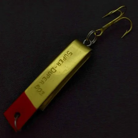 Luhr Jensen Super-Duper 503 Leurre, Gold/Red, 4.3g, Forme-U, #24454