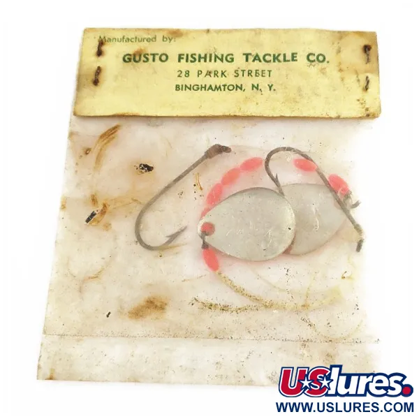 Gusto Dixie Spinner Cuiller, Orange, 2g, Deux palettes, #24485