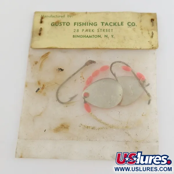 Gusto Dixie Spinner Cuiller, Orange, 2g, Deux palettes, #24485