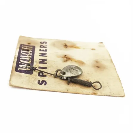 Worth Spinner #0 Cuillère, Nickel, 0,5 g, Palette estampée, #24488