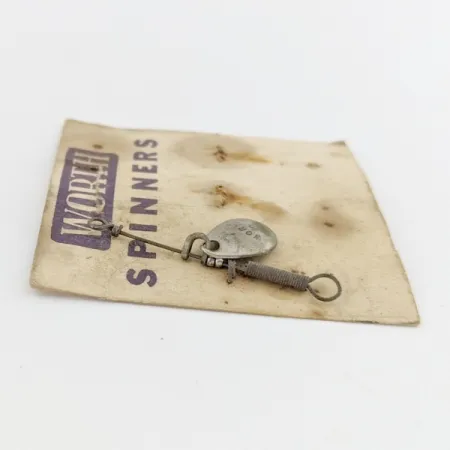 Worth Spinner #0 Cuillère, Nickel, 0,5 g, Palette estampée, #24488