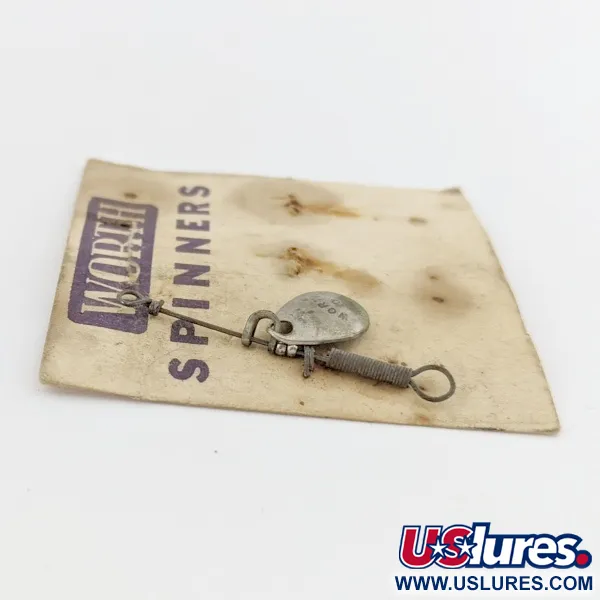 Worth Spinner #0 Cuillère, Nickel, 0,5 g, Palette estampée, #24488