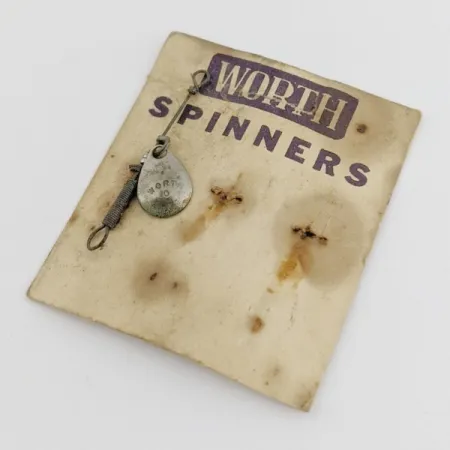 Worth Spinner #0 Cuillère, Nickel, 0,5 g, Palette estampée, #24488