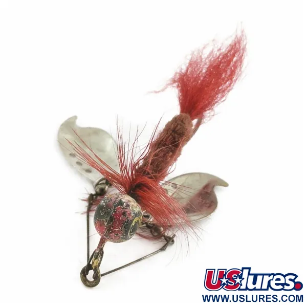 Jamison Shannon Twin Spinner, Nickel/Rouge, 10 g, #24491