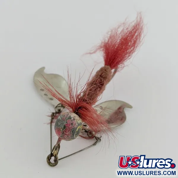 Jamison Shannon Twin Spinner, Nickel/Rouge, 10 g, #24491