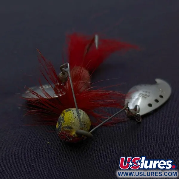 Jamison Shannon Twin Spinner, Nickel/Rouge, 10 g, #24491