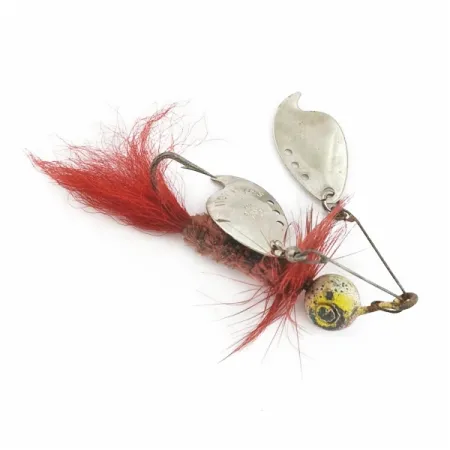 Jamison Shannon Twin Spinner, Nickel/Rouge, 10 g, #24491
