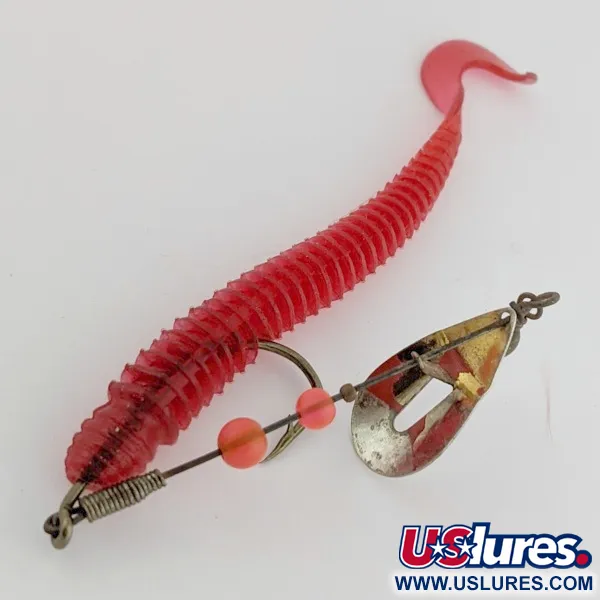 Pflueger June Bug №4 Spinner, Rouge/Nickel, 6 g, Bras déporté, #24501