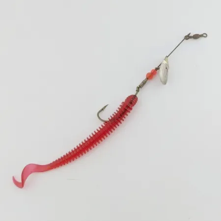 Pflueger June Bug №4 Spinner, Rouge/Nickel, 6 g, Bras déporté, #24501