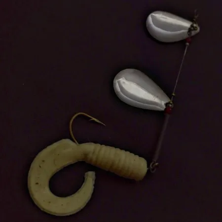 Worth Double Blade Spinner, Nickel, 5 g, Virgule, #24502