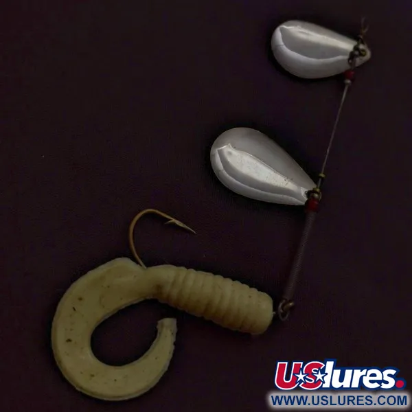 Worth Double Blade Spinner, Nickel, 5 g, Virgule, #24502