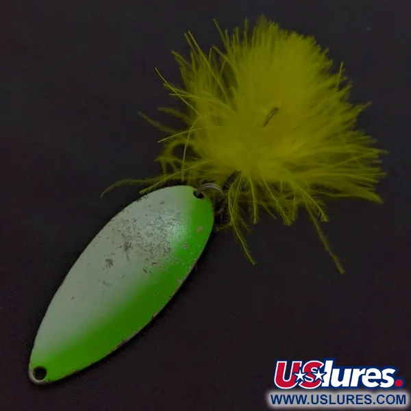 Seneca Little Cleo Hula Girl Cuillère, Nickel/Vert, 21g, #24504