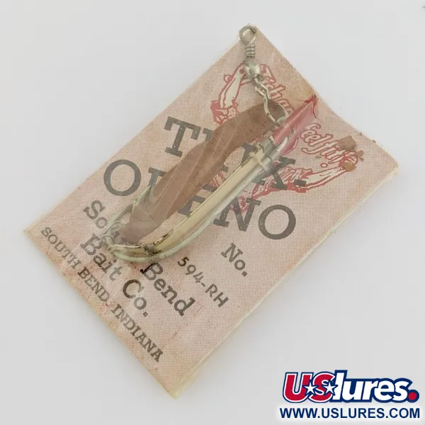 South Bend Trix-Oreno 594 Leurre à mouche, Argent/Rouge, 2 g, #24506