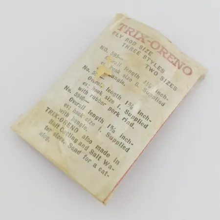 South Bend Trix-Oreno 594 Leurre à mouche, Argent/Rouge, 2 g, #24506