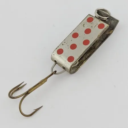 Jake's Lures Lil Jake Cuillère, Nickel/Rouge, 9 g, Corps Plié, #24520