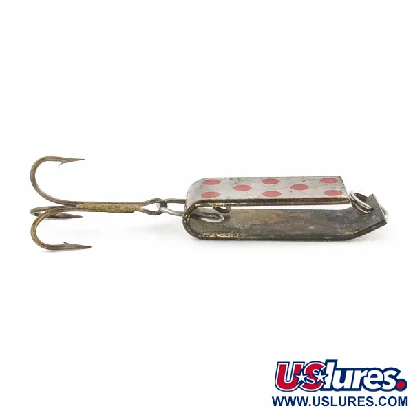 Jake's Lures Lil Jake Cuillère, Nickel/Rouge, 9 g, Corps Plié, #24520