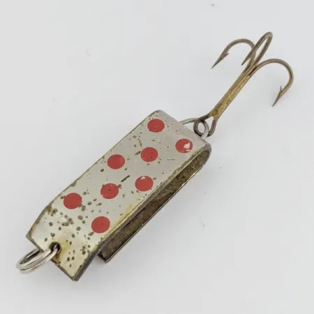 Jake's Lures Lil Jake Cuillère, Nickel/Rouge, 9 g, Corps Plié, #24520