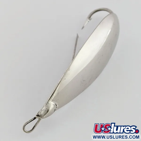 Johnson Silver Minnow Weedless Cuillère, Nickel, 12g, Anti-herbe, #24548