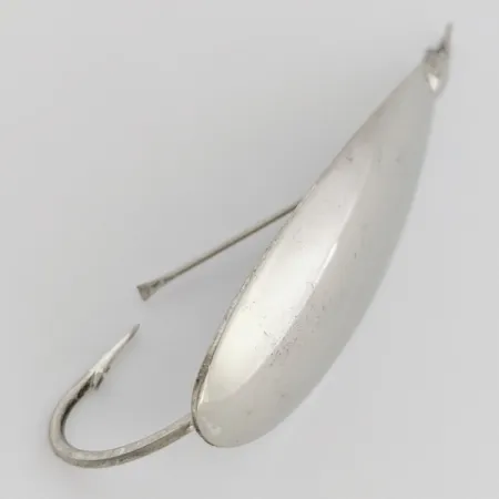 Johnson Silver Minnow Weedless Cuillère, Nickel, 12g, Anti-herbe, #24548