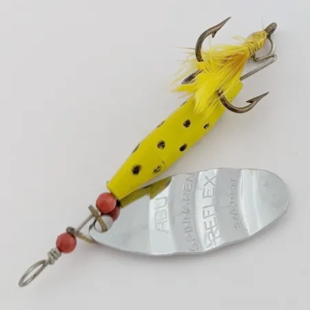Abu Garcia Spinnaren Reflex Cuiller, Jaune/Nickel, 7 g, #24553