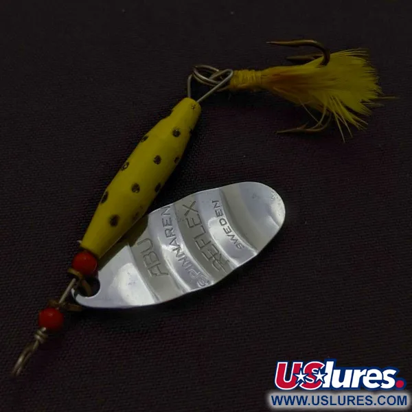 Abu Garcia Spinnaren Reflex Cuiller, Jaune/Nickel, 7 g, #24553