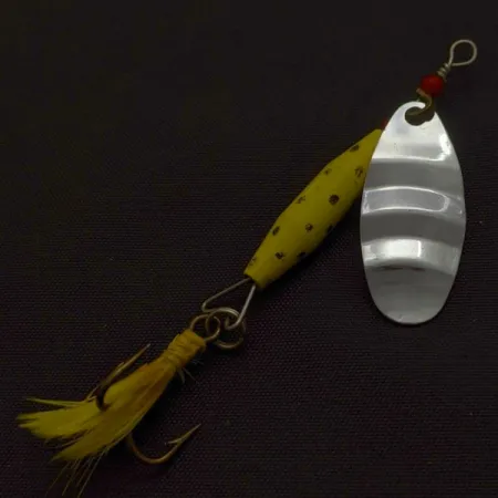 Abu Garcia Spinnaren Reflex Cuiller, Jaune/Nickel, 7 g, #24553
