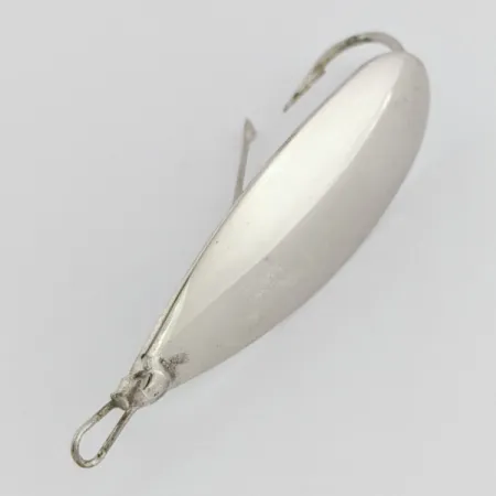 Johnson Silver Minnow Weedless Cuillère, Nickel, 12g, Anti-herbe, #24556