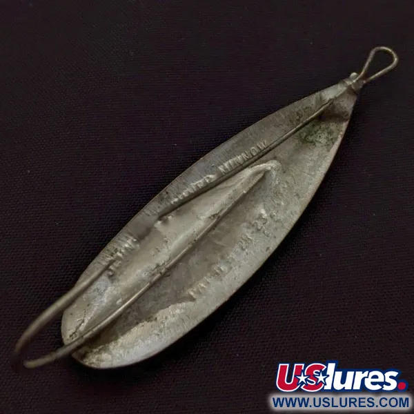 Johnson Silver Minnow Weedless Cuillère, Nickel, 12g, Anti-herbe, #24556