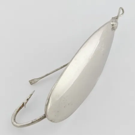 Johnson Silver Minnow Weedless Cuillère, Nickel, 12g, Anti-herbe, #24556
