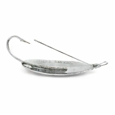 Herter's Olson Minnow Cuiller, Nickel, 1/4 oz (7g), Anti-herbe, #24567