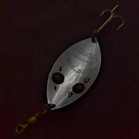 Hofschneider Red Eye Wiggler Cuillère, Argent, 25 g, Yeux, #24579