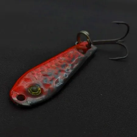 Renosky Bloody Jig Spoon, rouge/noir, 12 g, écaillé, #24581