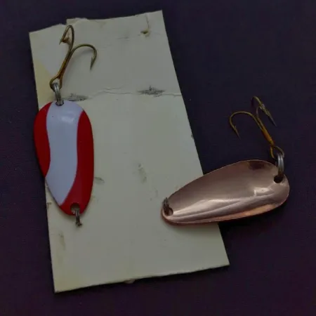 Glen Evans Spoon Cuillère, rouge/blanc/cuivre, 6g, lot de 2, #24601