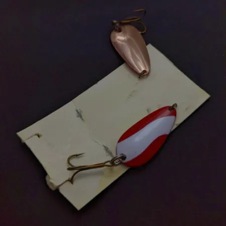 Glen Evans Spoon Cuillère, rouge/blanc/cuivre, 6g, lot de 2, #24601