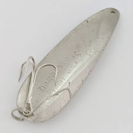 Dardevle Detroit Cuillère Ondulante, Nickel, 28 g, Vintage, #24605