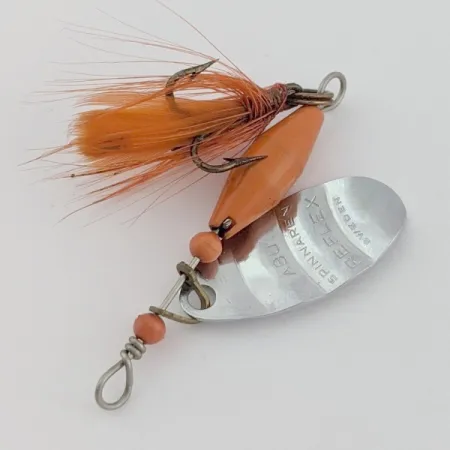 Abu Garcia Spinnaren Reflex Cuiller, Nickel/Red, 4 g, #24622