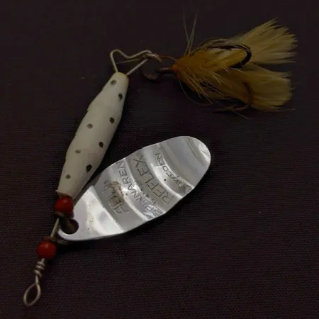 Abu Garcia Spinnaren Reflex Cuiller, Blanc, 7 g, Plumes, #24644