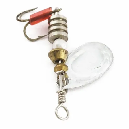 Cuillère South Bend Spinner, Nickel, 2.7g, Manchon Rouge, #24673