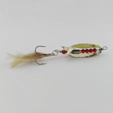 Cuiller Mack's Hummbait, nickel/rouge, 9g, corps à aile, #24676