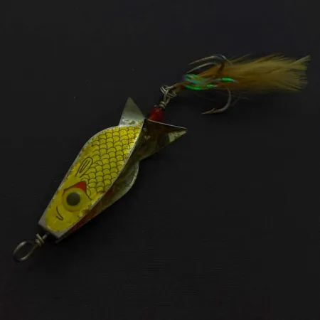 Cuiller Mack's Hummbait, nickel/rouge, 9g, corps à aile, #24676