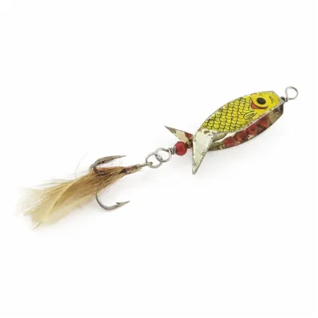 Cuiller Mack's Hummbait, nickel/rouge, 9g, corps à aile, #24676
