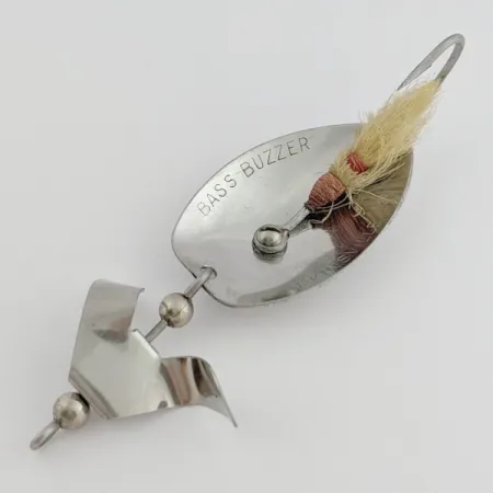Cuillère Brown's Bass Buzzer, Nickel, 17g, Bucktail, #24682