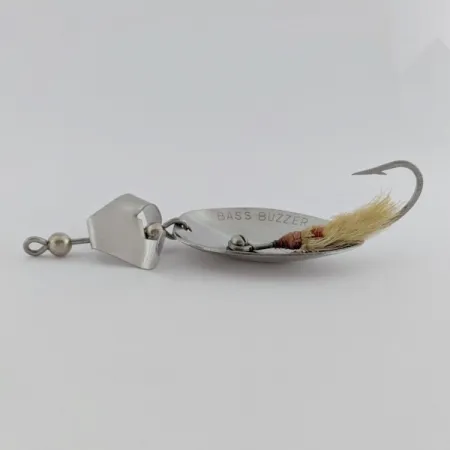 Cuillère Brown's Bass Buzzer, Nickel, 17g, Bucktail, #24682