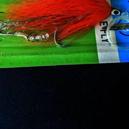 Montage Eppinger Devle Fly, Rouge/Blanc/Nickel, Bucktail, #24699