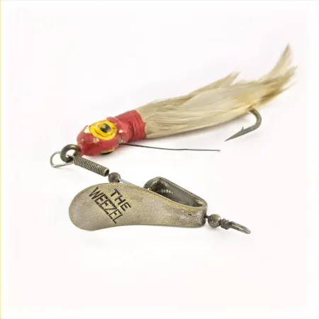 Weezel Baby Feather Minnow, Nickel, 18 g, anti-herbe, #24711