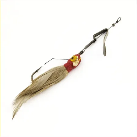 Weezel Baby Feather Minnow, Nickel, 18 g, anti-herbe, #24711