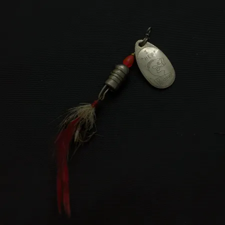 Cuillère Heddon HEP 1, nickel, 3.6 g, hameçon plume, #24746